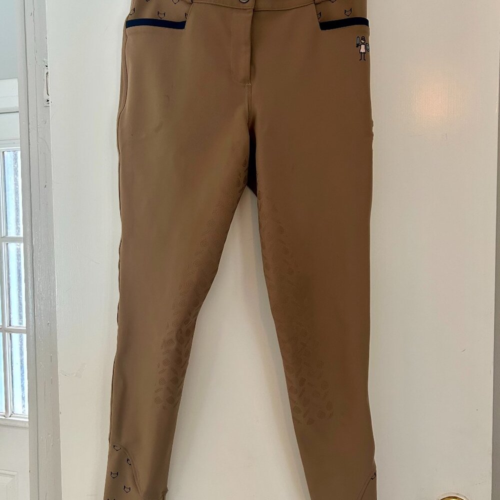 The Brave Pants Co DW Endura Full Seat Breeches, Coffee Fox, M